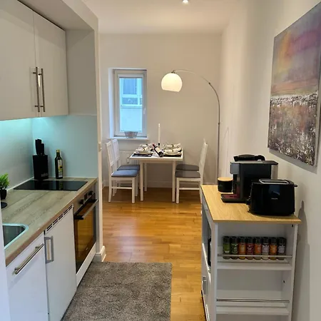 شقة Bella - Business&family Ap 12, 100m Zum Konzerteingang Schloss, Parkplatz, Smarttv, Netflix, Waschmaschine, 24h Checkin, 36qm لودفيغسبرغ